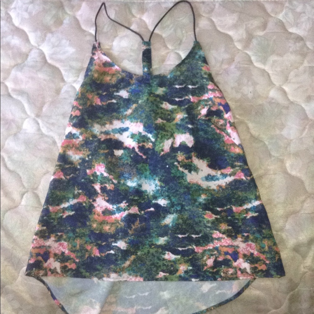 Colorful H&M Racerback tank top